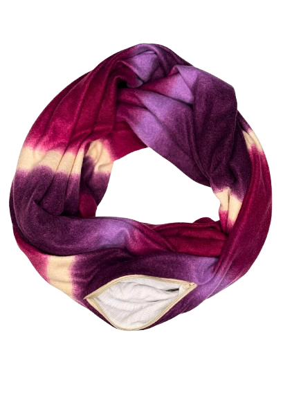 Mulberry Dusk — Pocket Scarf